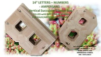 Image 4 of Vertical Succulent Planter Box Small Letters Numbers Ampersand