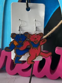 Image 3 of Dancing Bear Earrings 