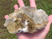 Image 1 of Barite & Yellow Cubic Fluorite From Beijing #2458
