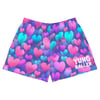YB Women's Heart Athletic Shorts
