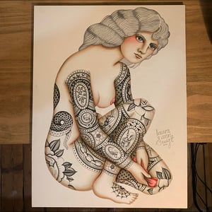 Image of Tattooed A3 Print 