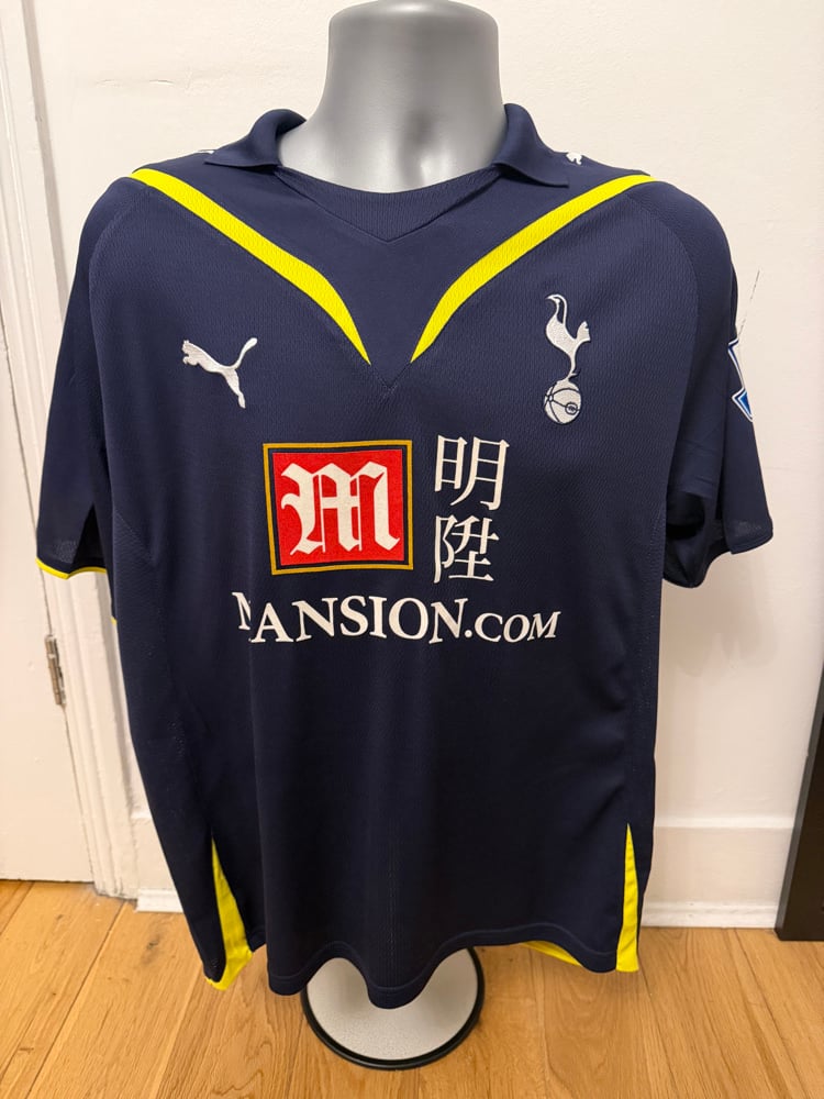Image of Tottenham Hotspur “DEFOE 18” 2009/10 Away Shirt + PL patches (M)