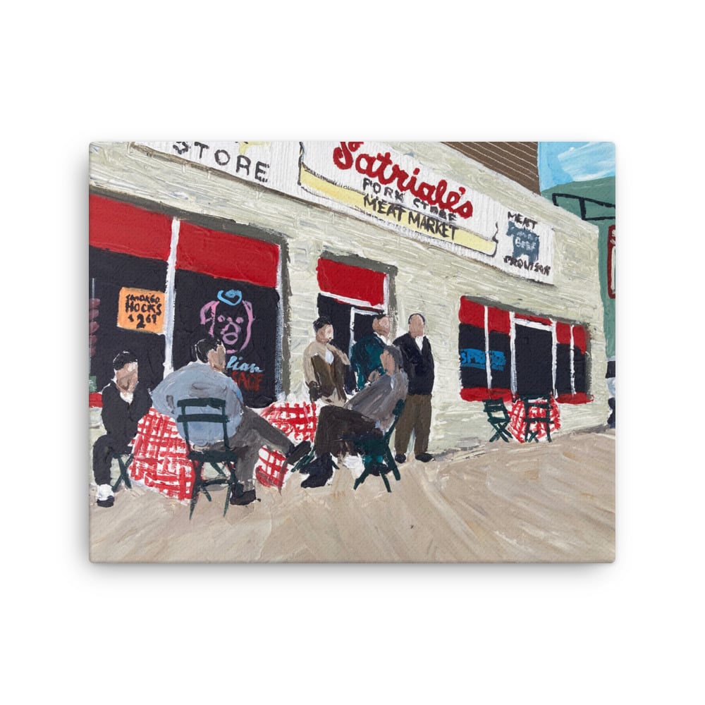 Image of “Satriales” canvas prints 16” x 20”