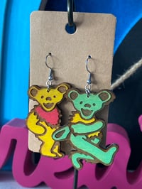 Image 2 of Dancing Bear Earrings 