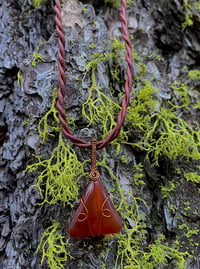 Image 2 of carnelian necklace 