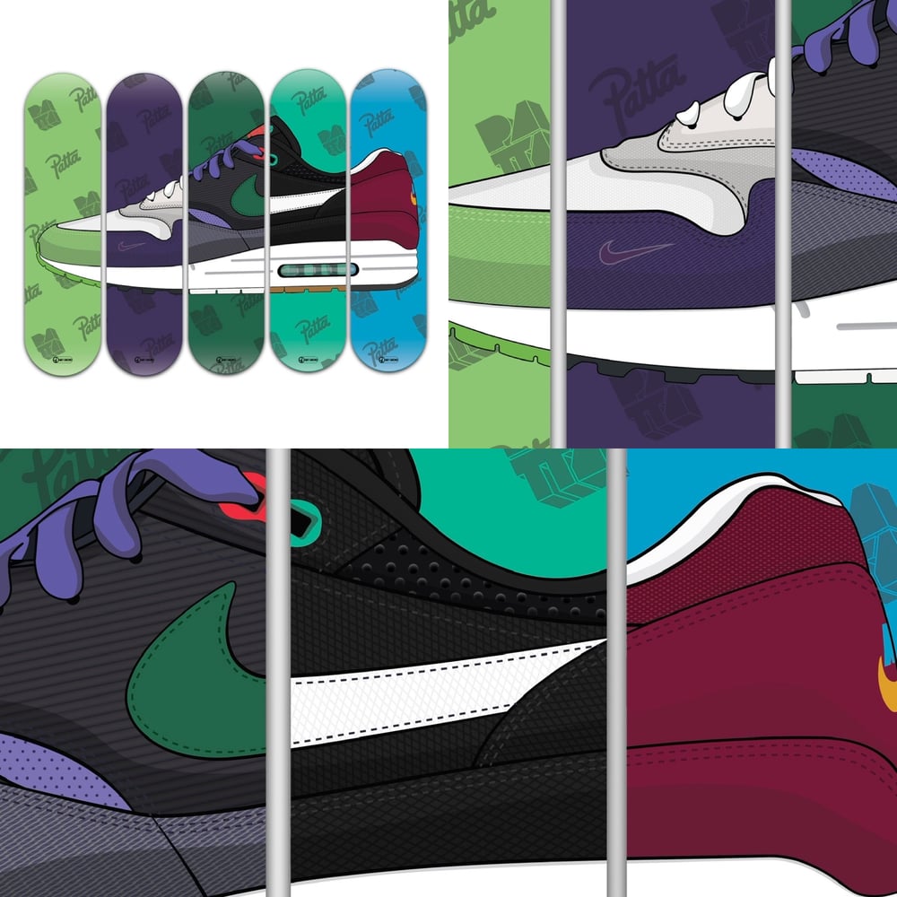 Image of Air max 1 x Patta 5 board collection