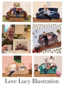 Image of Cosy Couple Illustration (digital / card)