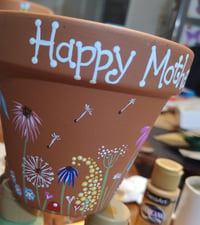 Image 1 of Happy Mother's Day flower pot 10cm