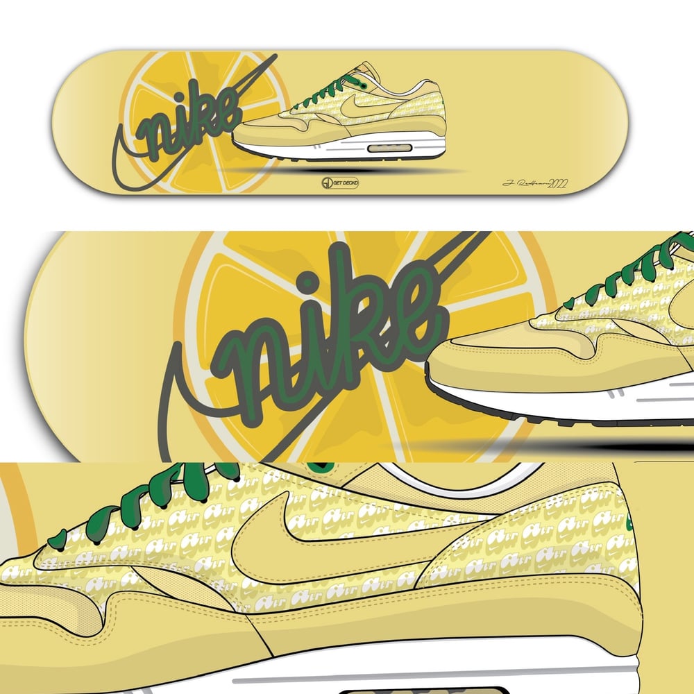 Image of Air max 1 "powerwall lemonade"