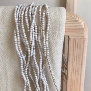 Image of Soft Cream Beaded Necklace