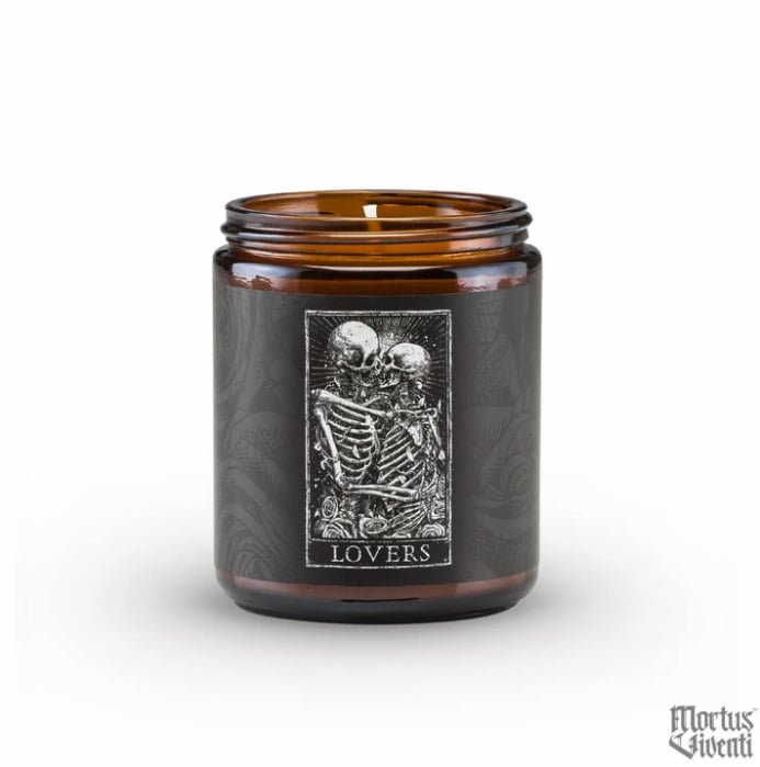 Floral Tarot Candles (Death, Moon, Empress, Lovers)
