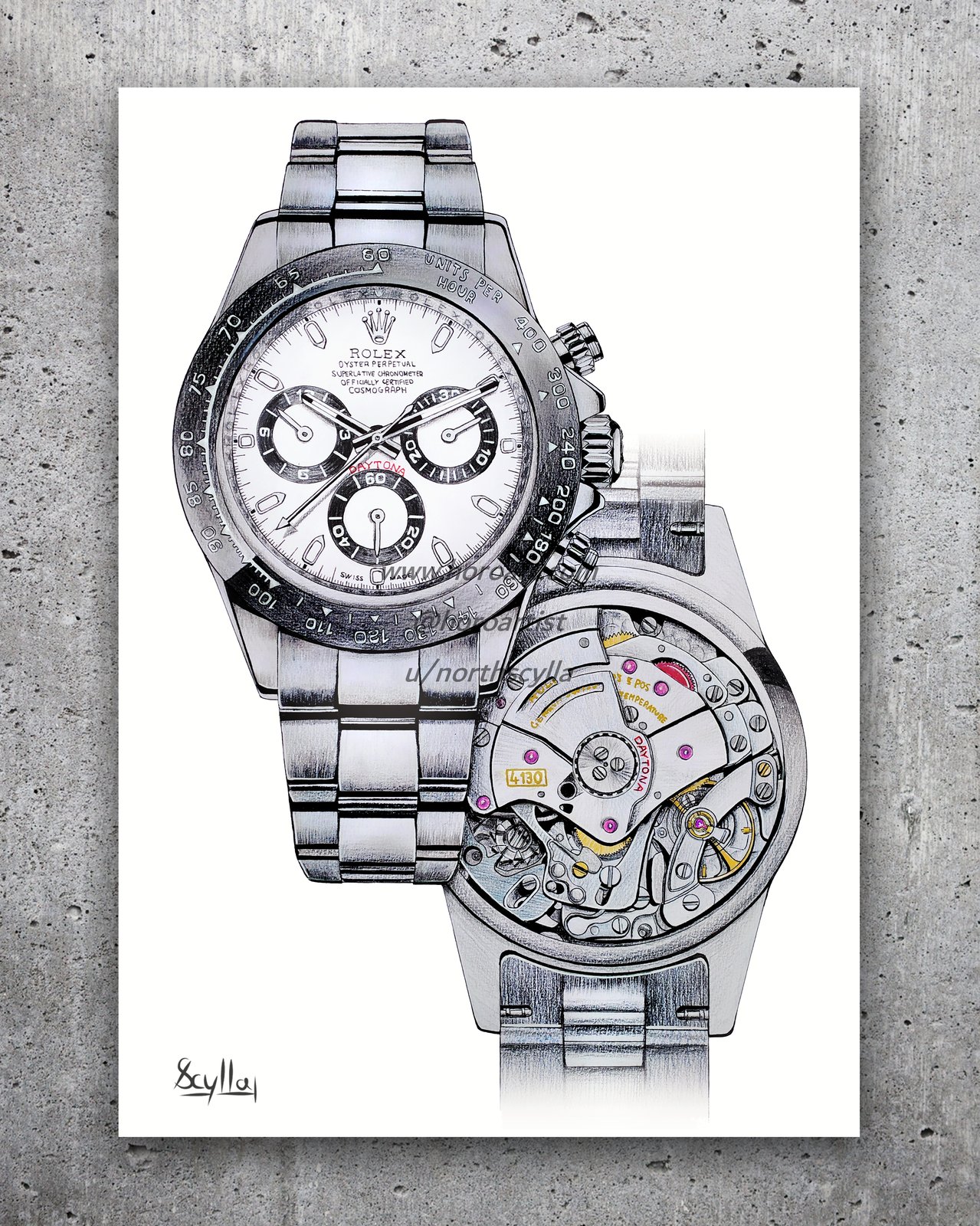 Rolex Daytona 116500LN Print HoroArt