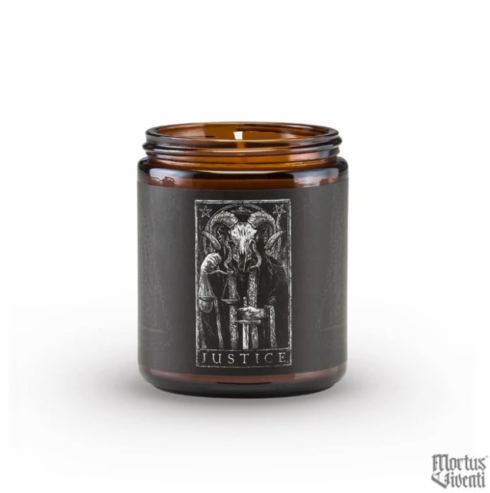 Musky Tarot Candles (Devil, Justice, Tower, Emperor)