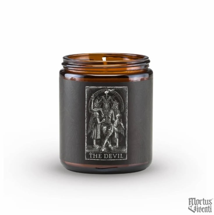Musky Tarot Candles (Devil, Justice, Tower, Emperor)