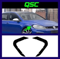 X2 Vw golf Mk7/7.5 Headlight vent stickers 