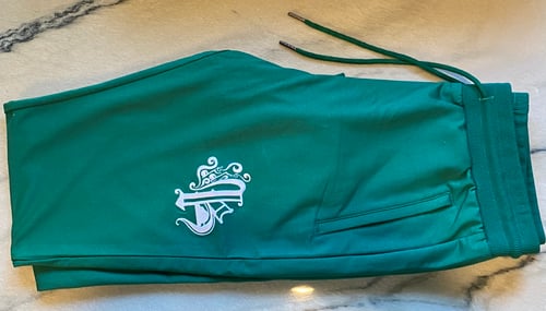 Image of Jungle green joggers 
