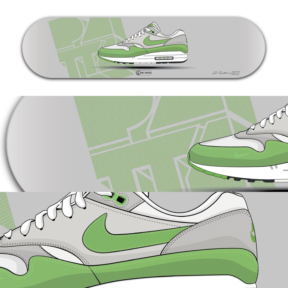 Image of Air max 1 x patta "chlorophyll"