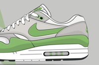 Image 4 of Air max 1 x patta "chlorophyll"