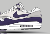 Image 4 of Air Max 1 x patta "purple denim"