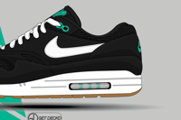 Image 4 of Air Max 1 x patta "lucky green"
