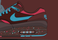 Image 3 of Air max 1 x parra "amsterdam" 