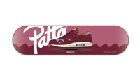 Image 2 of Air max 1 x patta "the wave" maroon.