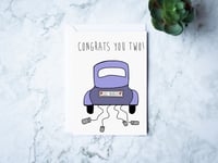 Image 1 of Congrats Car - Wedding
