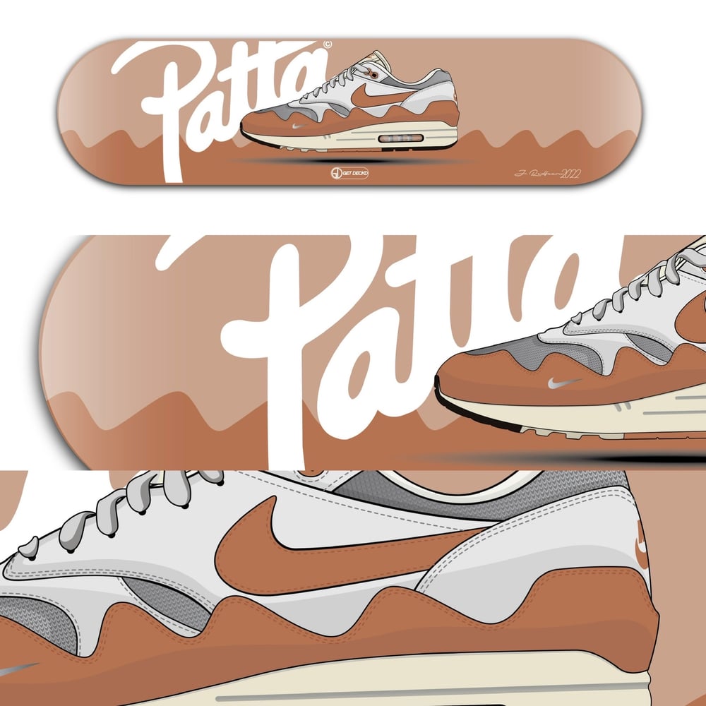 Image of Air max 1 x patta "the wave" Monarch