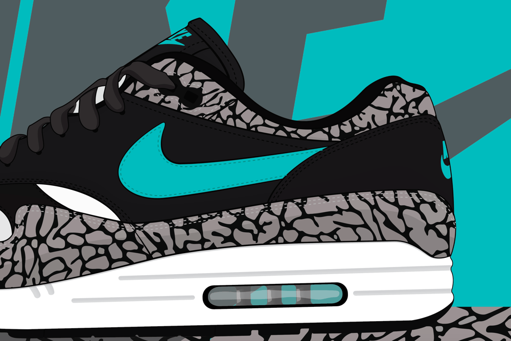 Image of Air Max 1 Atmos "elephant"