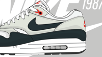 Image 4 of Air Max 1 OG Anniversary 'Obsidian'