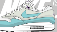 Image 4 of Air Max 1 OG Anniversary 'Aqua'
