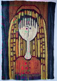 Image 1 of 1960’s  Polish kilim by E.Keszycka -  Hand woven Folk Art