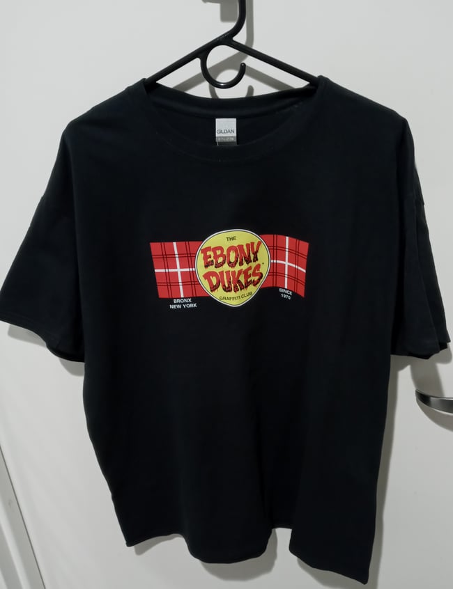 THE EBONY DUKES GRAFFITI CLUB BLACK SHIRT
