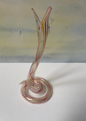 Image of Vintage Hand Blown Charming Little Snake 