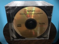 Image 4 of Burlington Recording Ultimate 24KT Gold Mastering/ Archival 1-8X Certified Low Speed CD-R *25-Pack