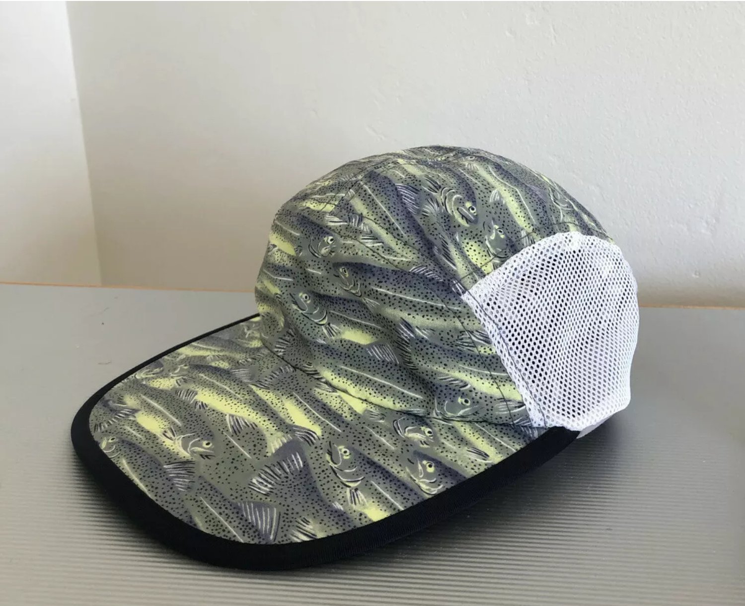 Image of Vintage Patagonia Fish 5 Panel Hat Deadstock Small SP’ 02’.