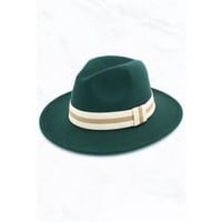 Image 1 of Wide brim Fedora w/hat band