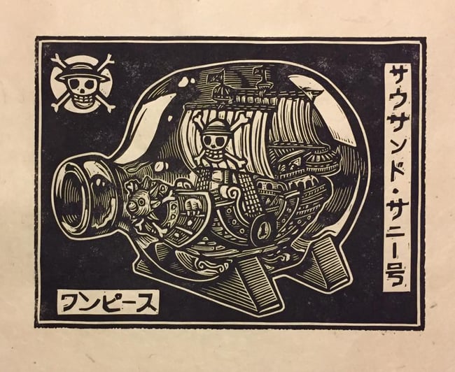 Thousand Sunny Block Print