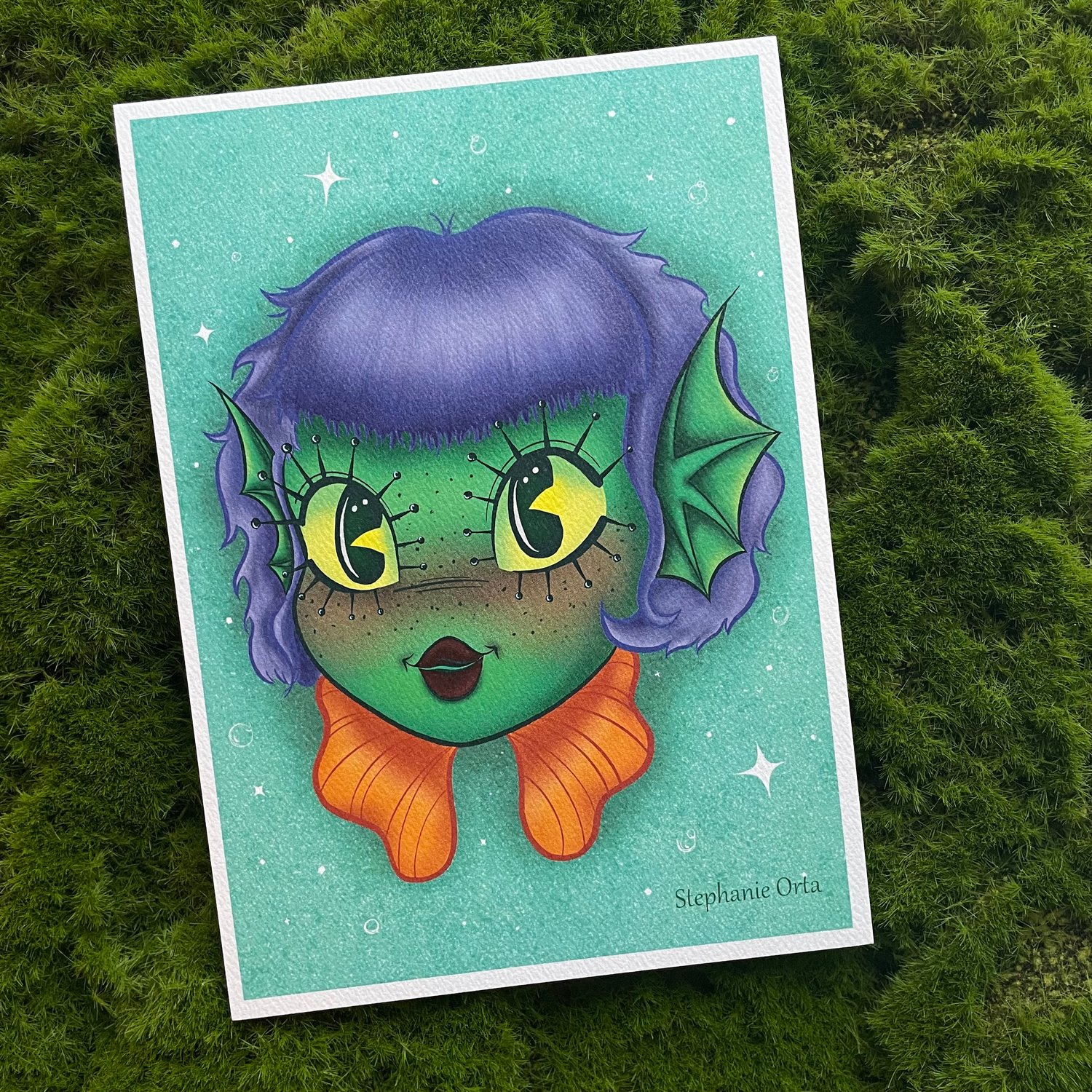 Creature Ghoul 5" x 7" inches Print
