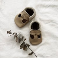 Image 2 of T-BAR MOCCASINS-taupe