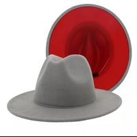 Grey Red Bottom