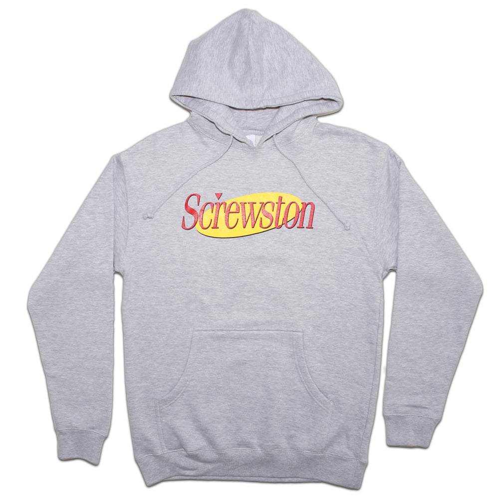 Image of SCREWFELD HEATHER GREY PULLOVER HOODY