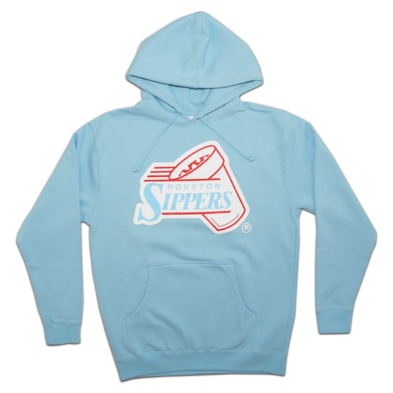 Image of HOUSTON SIPPERS CUP POWDER BLUE PULLOVER HOODY