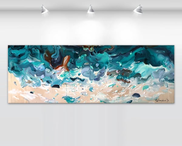 Image of Silentium aestus - 152x51cm