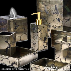 Image of Mirrorized Gold Bath Collection