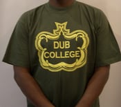 Image of DUB COLLEGE (green t-shirt, yellow print)