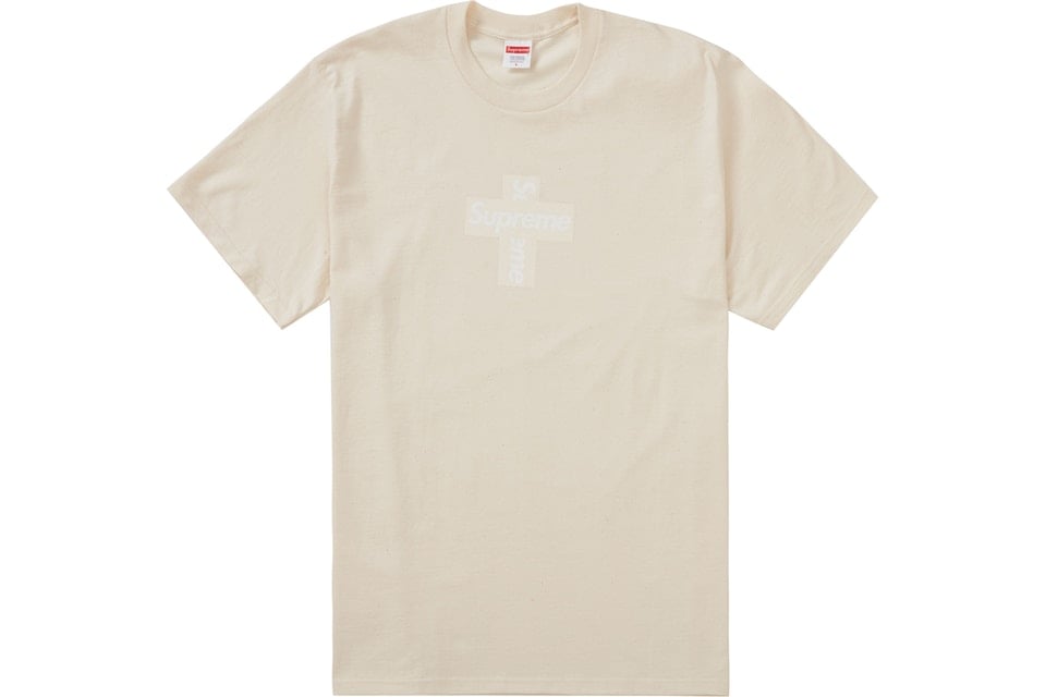 Supreme Cross Box Logo Tee | WWW.BDOTSTOCK.COM