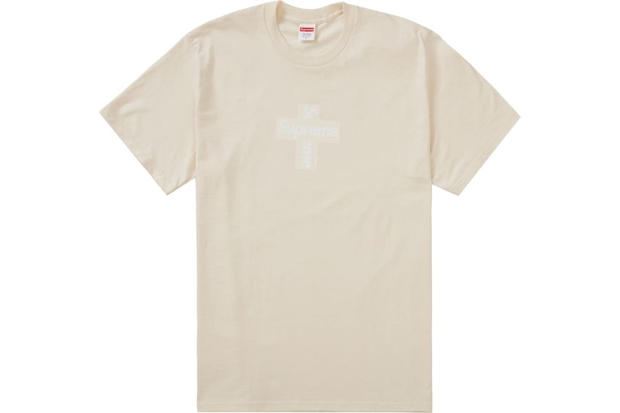Image of Supreme Cross Box Logo Tee