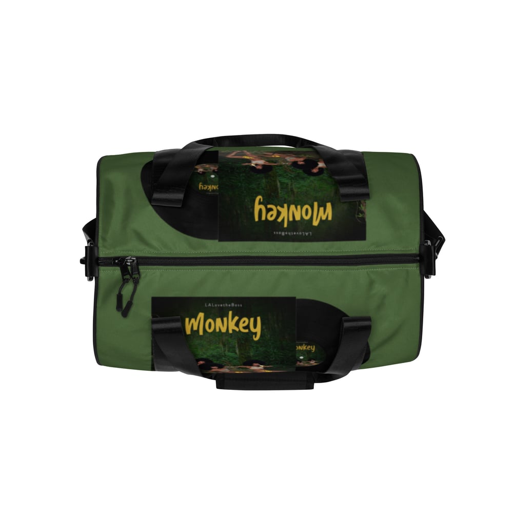 Image of Monkey All-over print gym bag