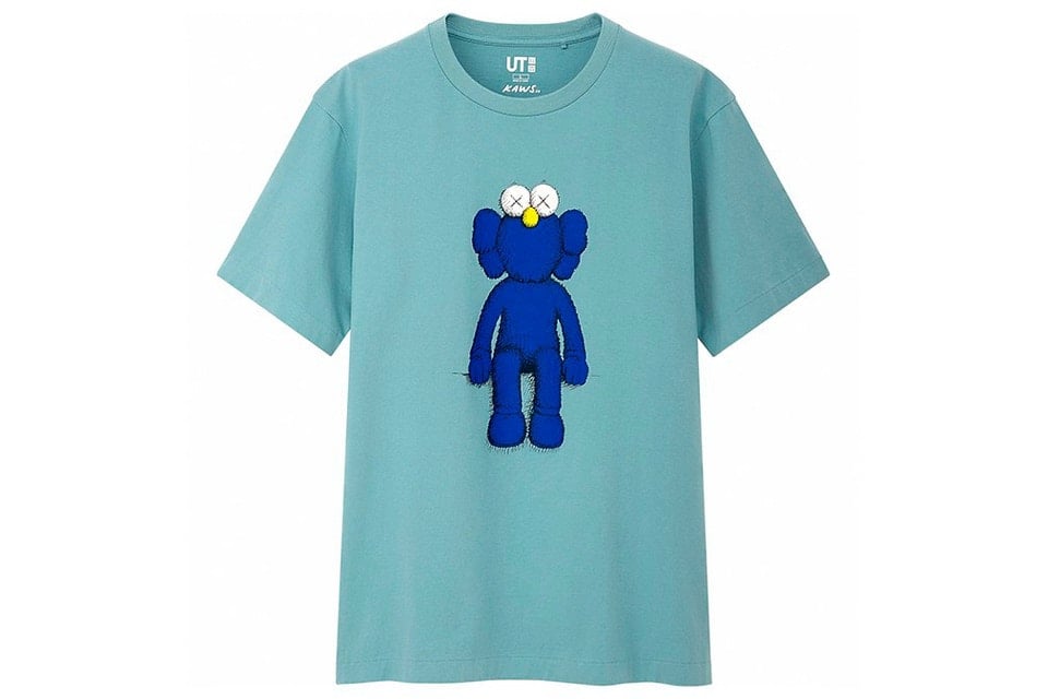 Image of Kaws x Uniqlo "BFF" Tee Green SZ M (Asia Sizing)